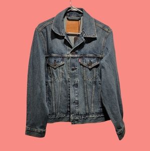 NWT Levi's vintage relaxed fit trucker jacket Big E Jack Daniel's Jean denim